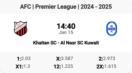 Khaitan SC vs Al Nasr SC: Premier League Clash!