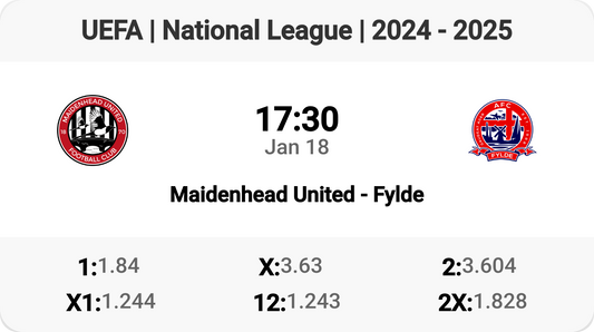 Exciting Clash: Maidenhead United vs Fylde Tomorrow!