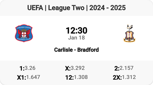 Exciting Clash: Carlisle vs Bradford! ⚽