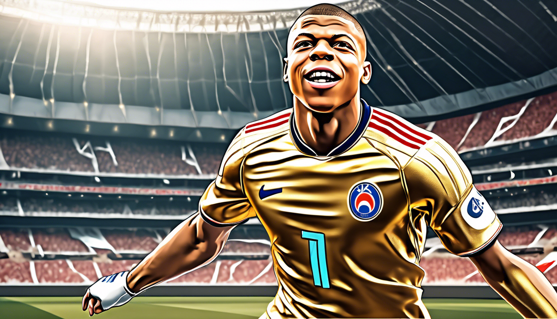 Kylian Mbappe: A Rising Star in Golden Armor!