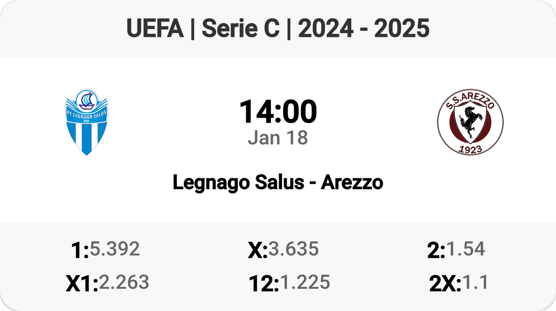 Epic Showdown: Legnago Salus vs Arezzo! ⚽️🔥