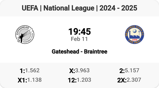 Gateshead vs Braintree: National League Showdown!