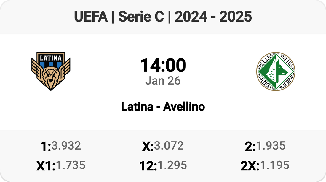 Epic Clash: Latina vs Avellino in Serie C!