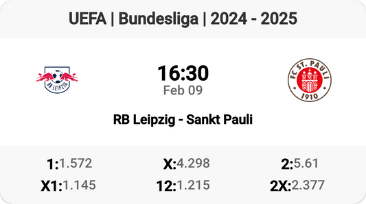 Epic Clash: RB Leipzig vs Sankt Pauli!