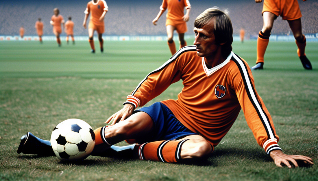 Johan Cruyff's Legendary Slide Tackle! ⚽✨