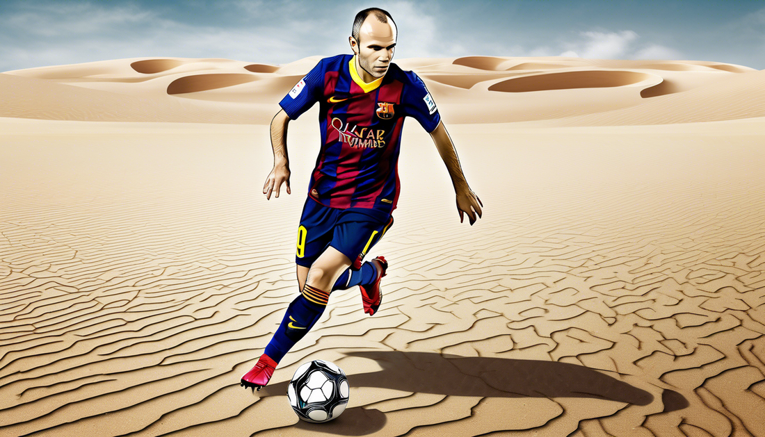 Iniesta's Legendary Dribble - A Desert Duel!