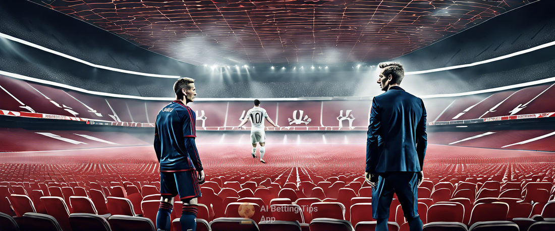 Harry Kane and Robert Lewandowski during a UEFA Champions League match.