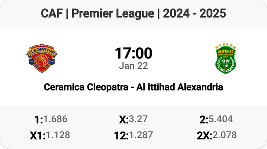 Epic Clash Tomorrow! Ceramica Cleopatra vs Al Ittihad Alexandria