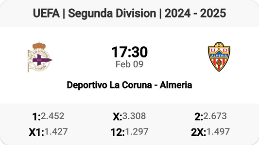 Exciting Clash: Deportivo La Coruna vs Almeria Tomorrow!