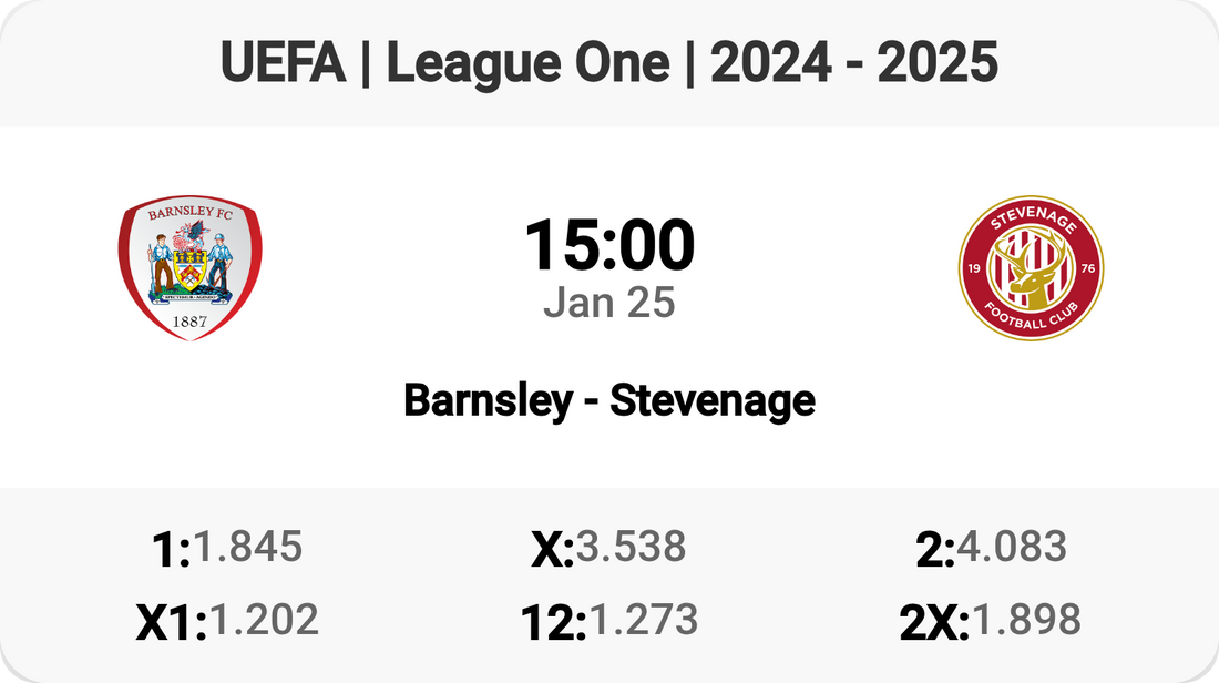 Barnsley vs Stevenage: Who Will Triumph Tomorrow?