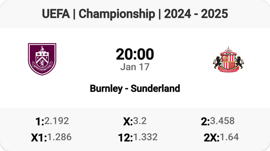 Epic Championship Clash: Burnley vs Sunderland Tomorrow! 🎉