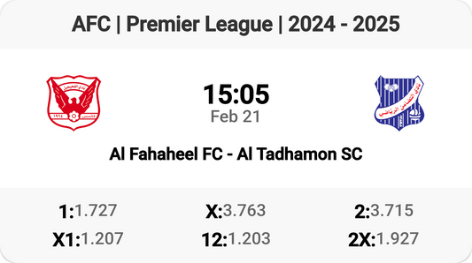 Thrilling Clash: Al Fahaheel FC vs Al Tadhamon SC!