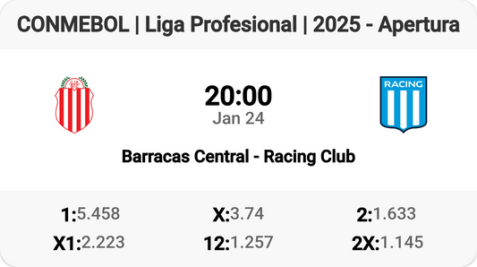 Barracas Central vs Racing Club Showdown!