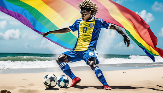 Eduardo Camavinga's Beach Rainbow Flick! 🌊⚽️