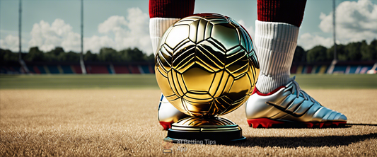 Image of the Ballon d'Or trophy showcasing its gold and craftsmanship.