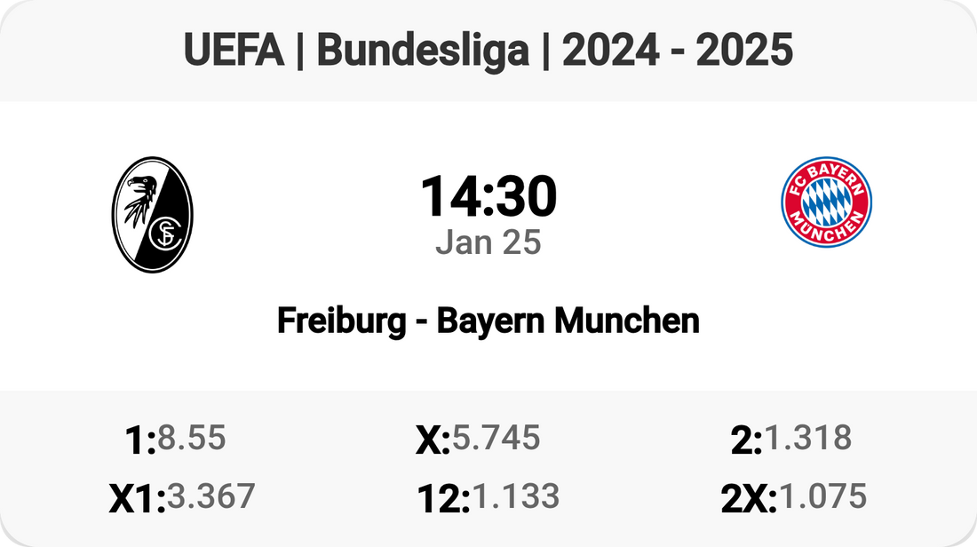 Epic Bundesliga Clash: Freiburg vs Bayern Munich!