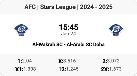 Match Preview: Al-Wakrah SC vs Al-Arabi SC Tomorrow!