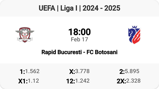 Tomorrow's Clash: Rapid Bucuresti vs FC Botosani! ⚽️🔥