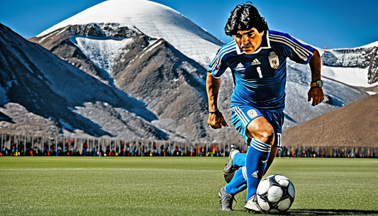 Diego Maradona: A Legend on the Peak! 🌄⚽️