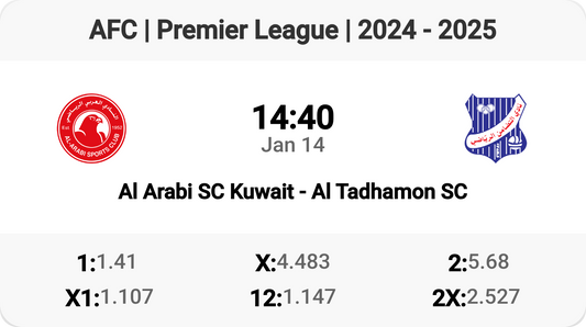 Match Preview: Al Arabi SC vs Al Tadhamon SC🔥