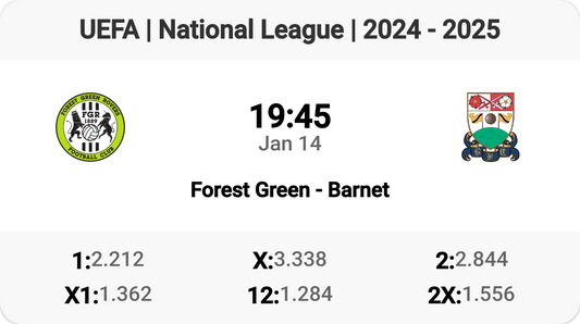 Forest Green vs Barnet: Clash in the National League!