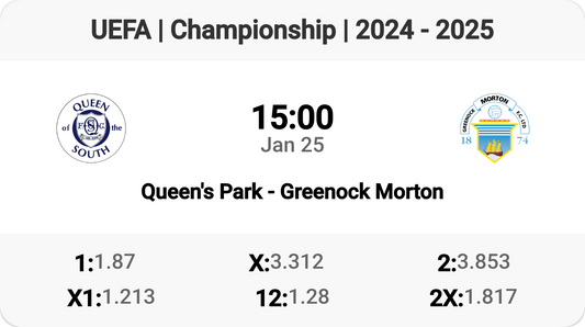 Queen's Park vs Greenock Morton - Epic Championship Clash!