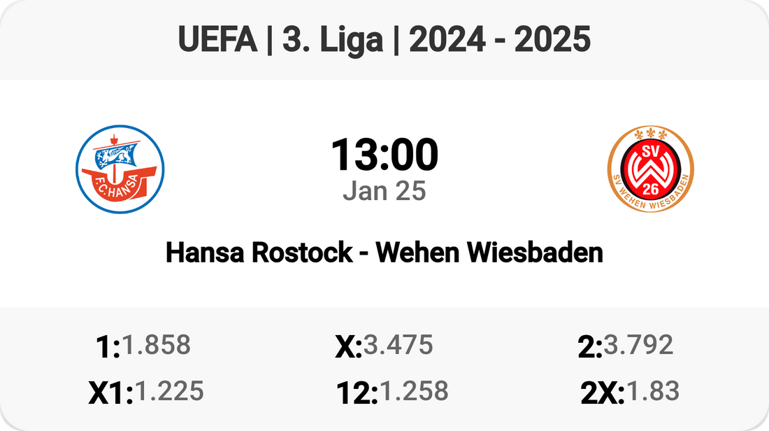 Hansa Rostock Battle Wehen Wiesbaden! ⚽️🔥