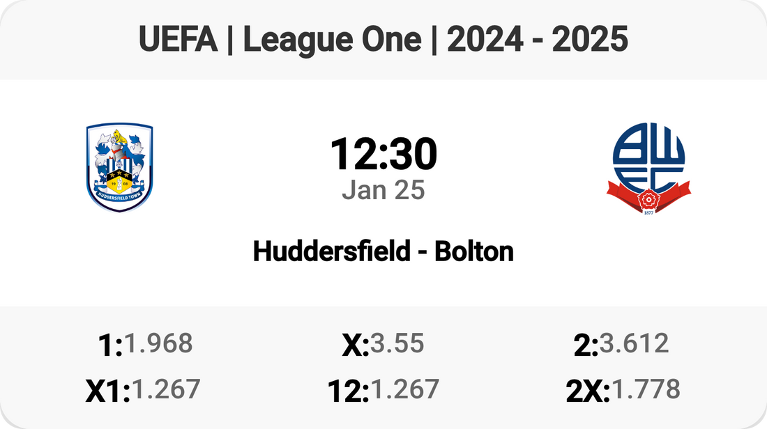 Epic Clash: Huddersfield Town vs Bolton Wanderers! ⚽