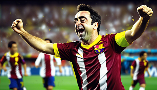 Xavi's Magic on the Field!