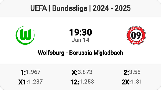 Wolfsburg vs Borussia M'gladbach Showdown!