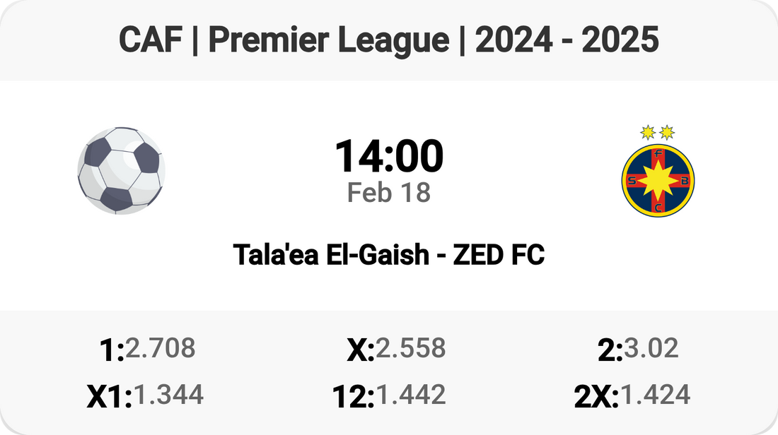 Exciting Clash: Tala'ea El-Gaish vs ZED FC! ⚽️